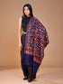 Women's Aari Embroidered Wool Stole